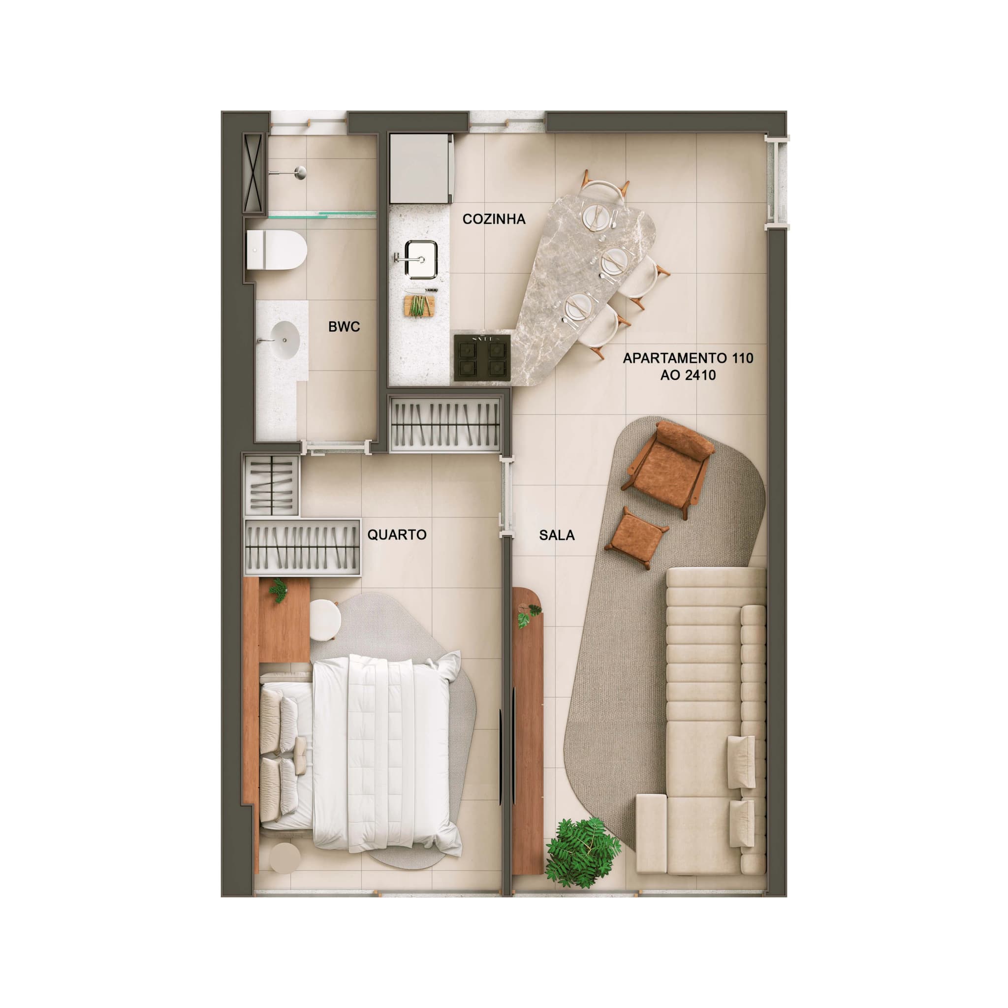 43m²