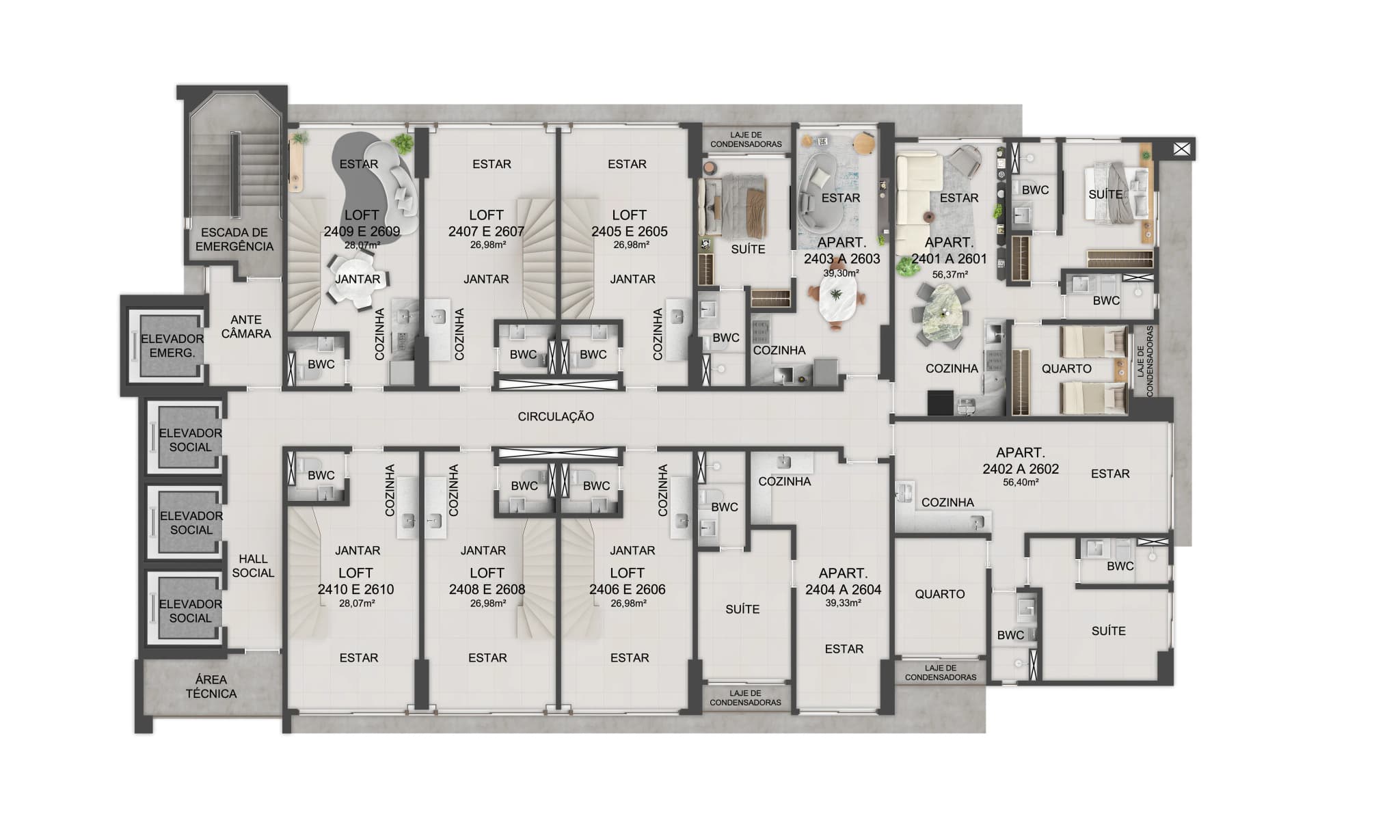44m²